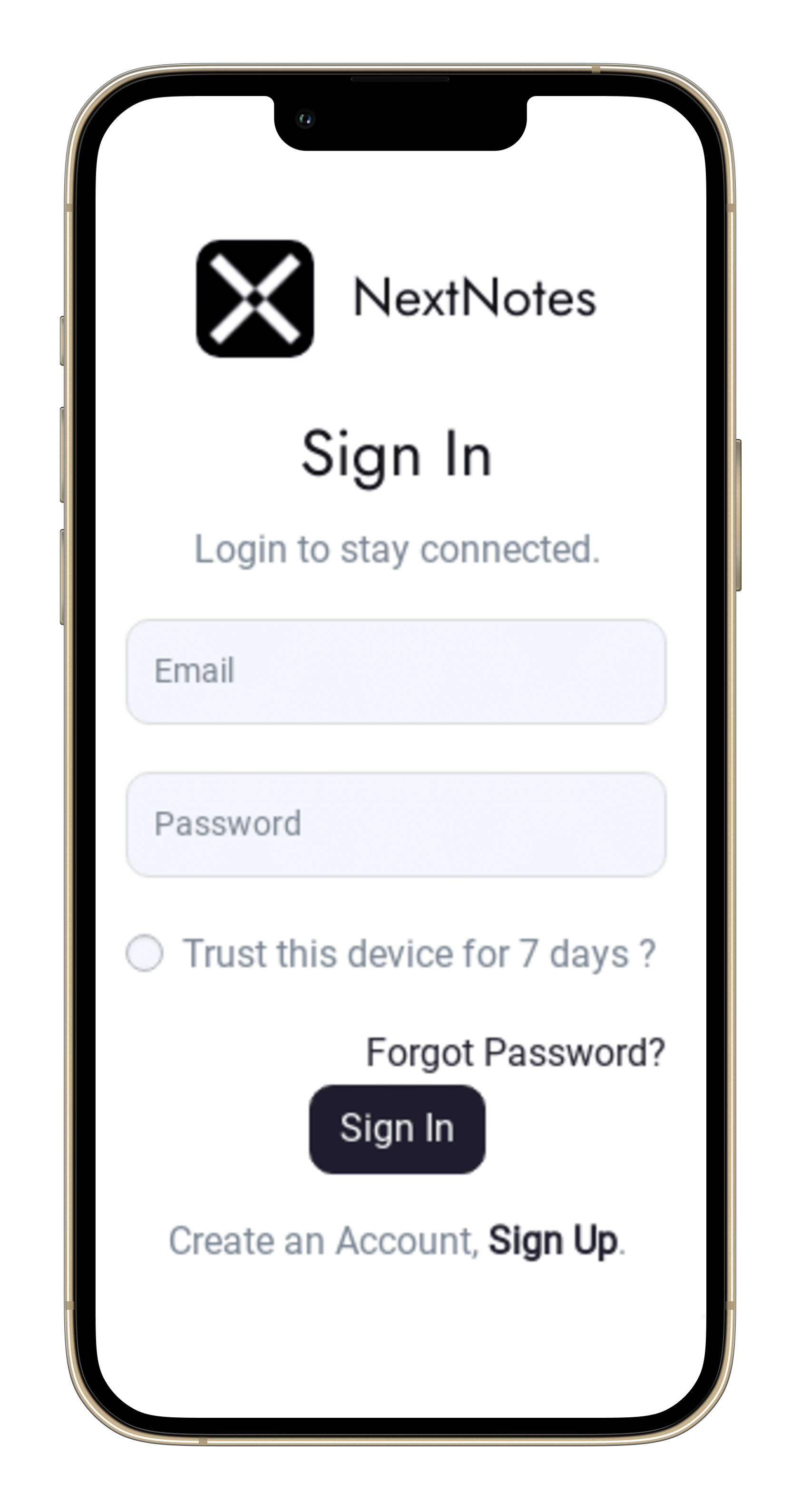 NextNotes Mobile App